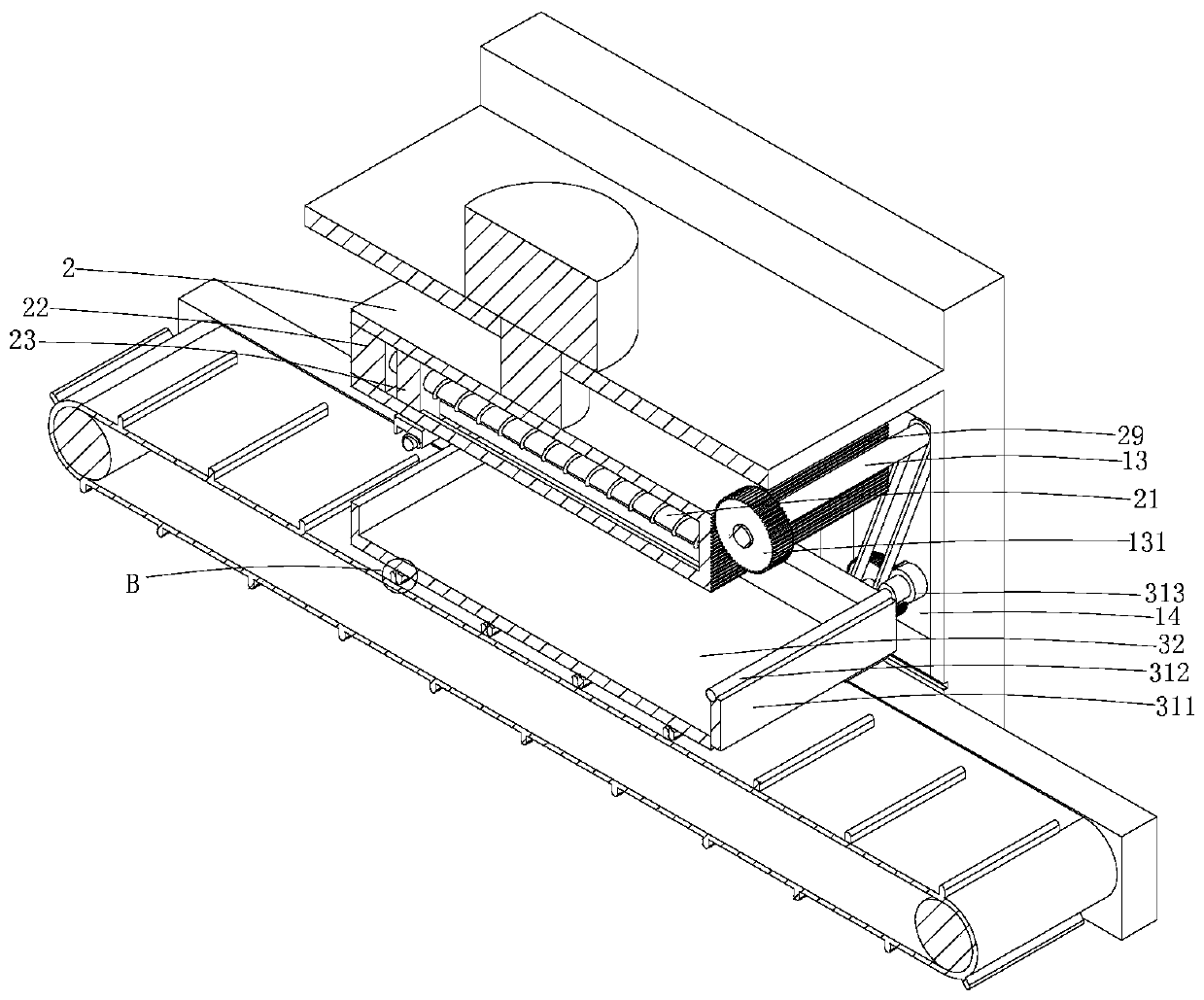 Anti-abrasion corrugated box processing equipment