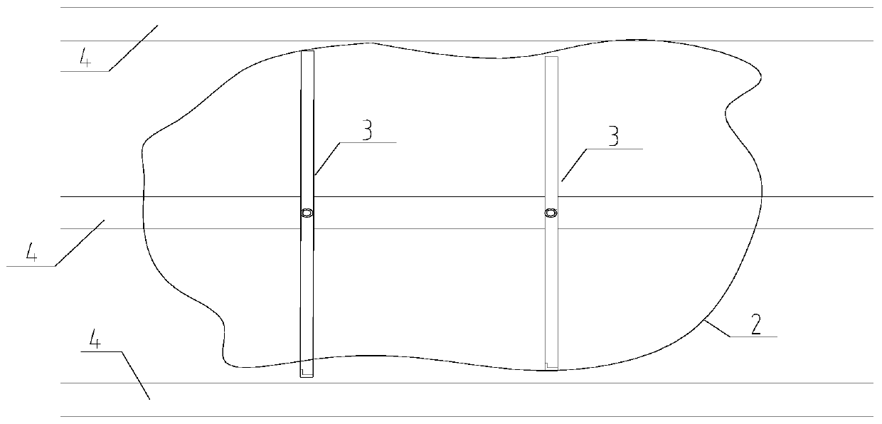 External wall insulation layer nondestructive repair method and external wall insulation structure