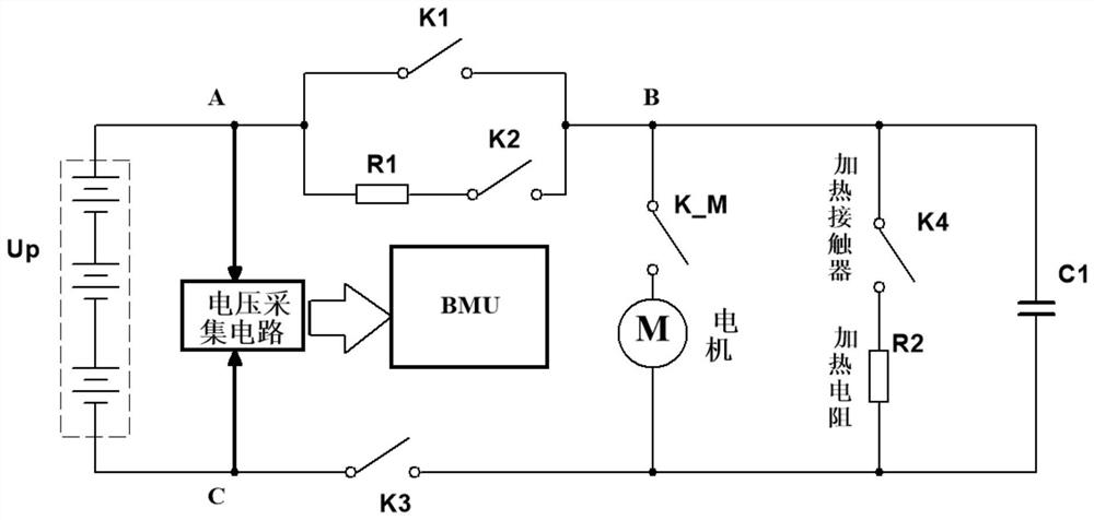 Method and system for detecting contactor adhesion