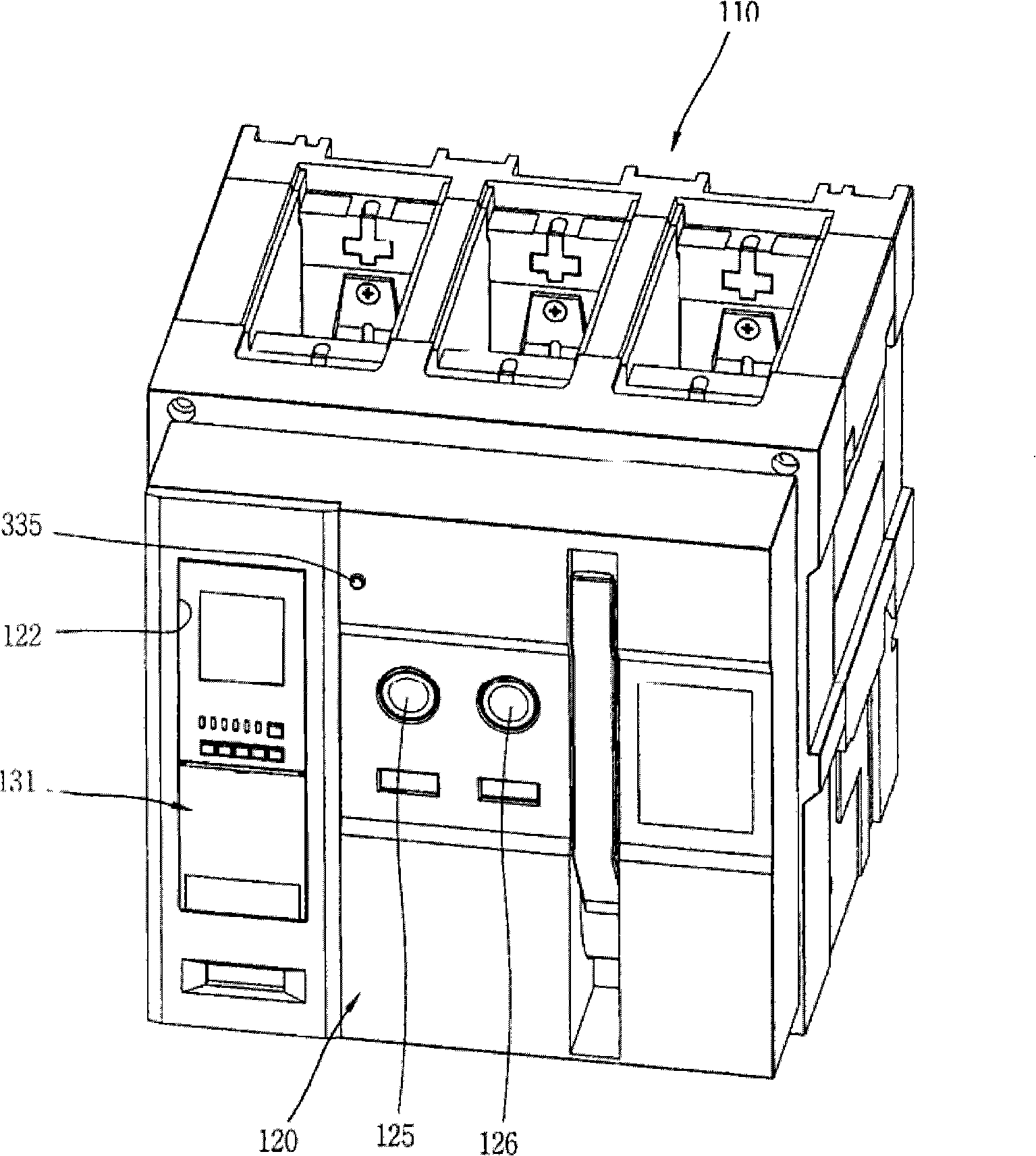 Trip device module and circuit breaker implementing the same