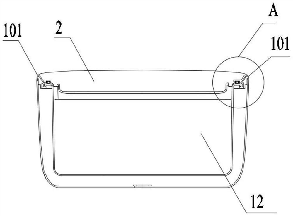 A refrigerator box decoration, box and box installation method