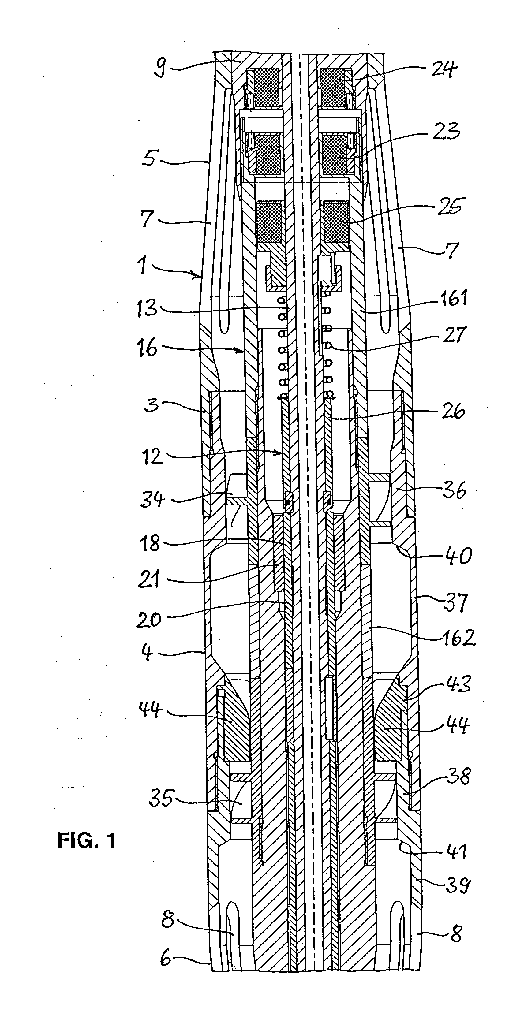 Turbine for driving a generator in a drill string