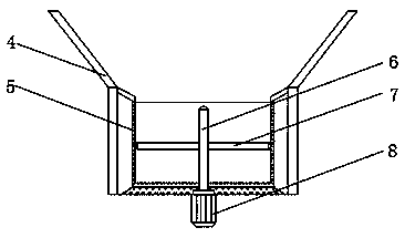 Sorting device for waste paper