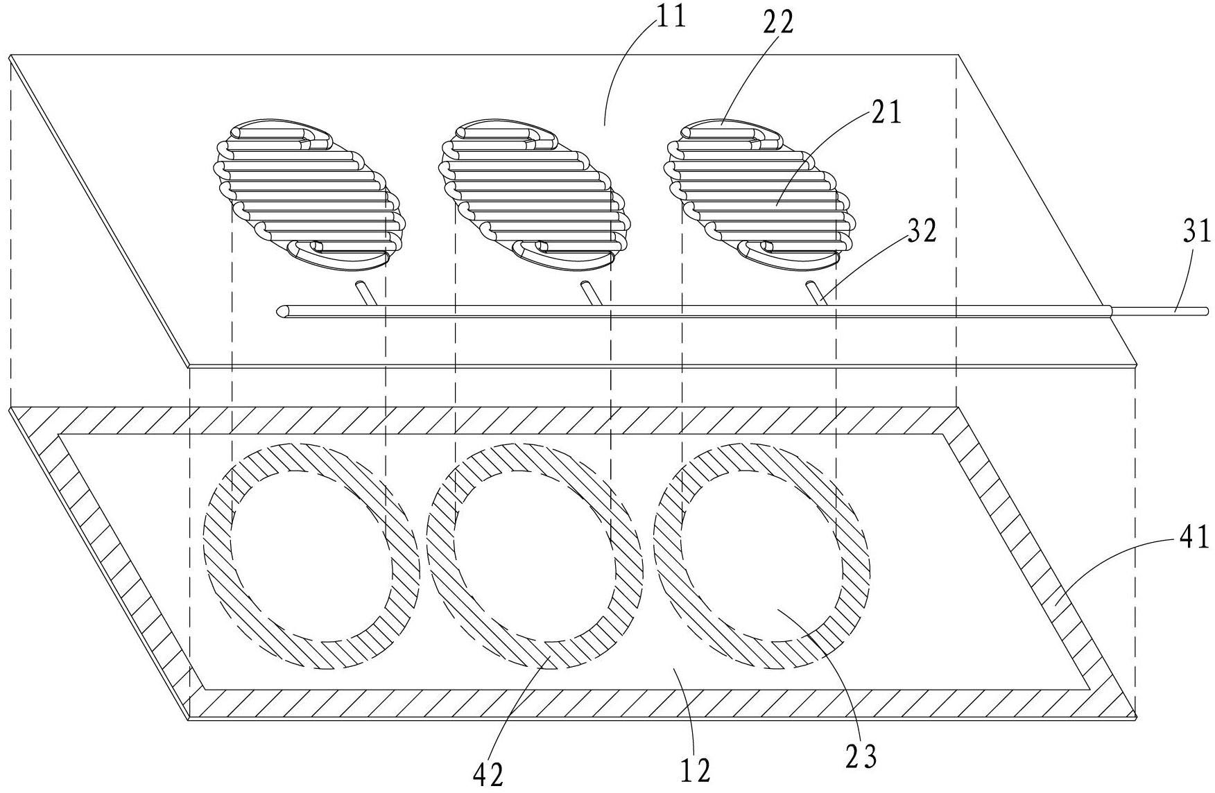 Method for manufacturing flat-plate fluorescent lamp