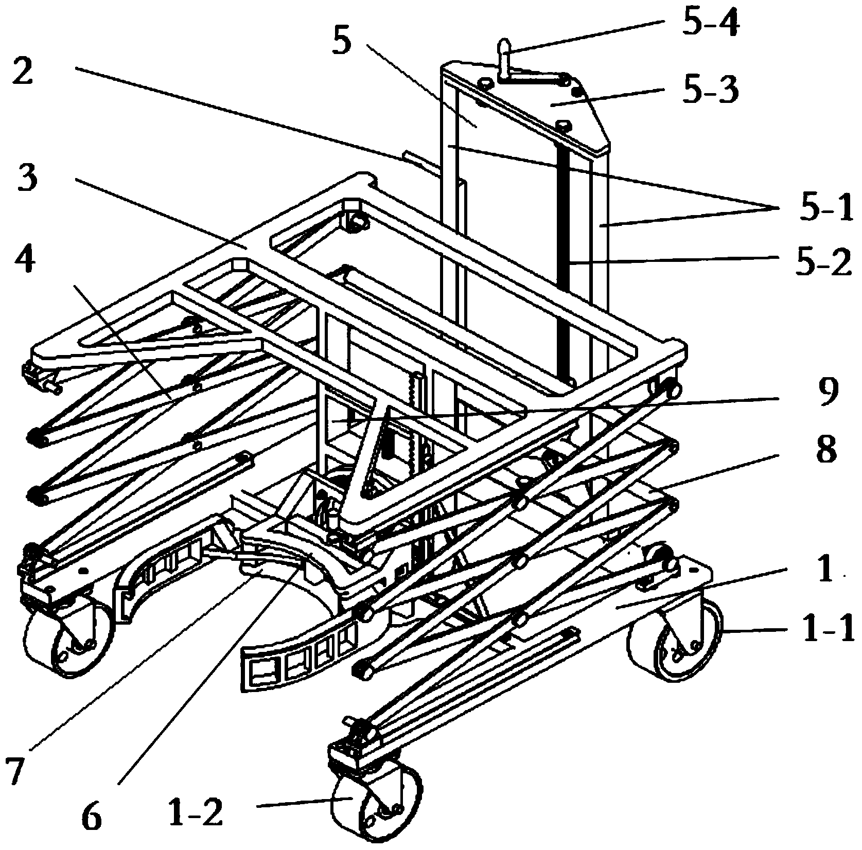 Semi-automatic loading device of barrelled water