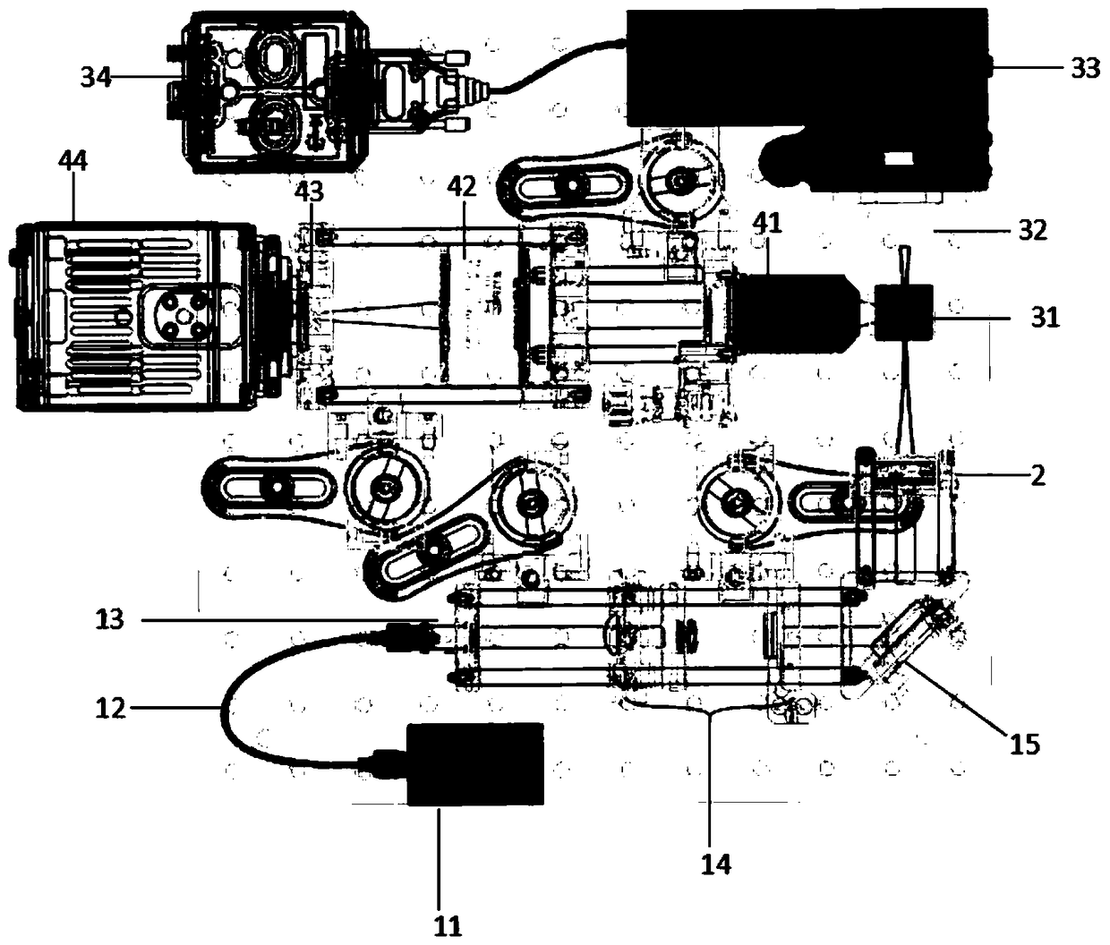 A device and testing method for imaging the transparent droplet in light sheet fluorescence microscopy