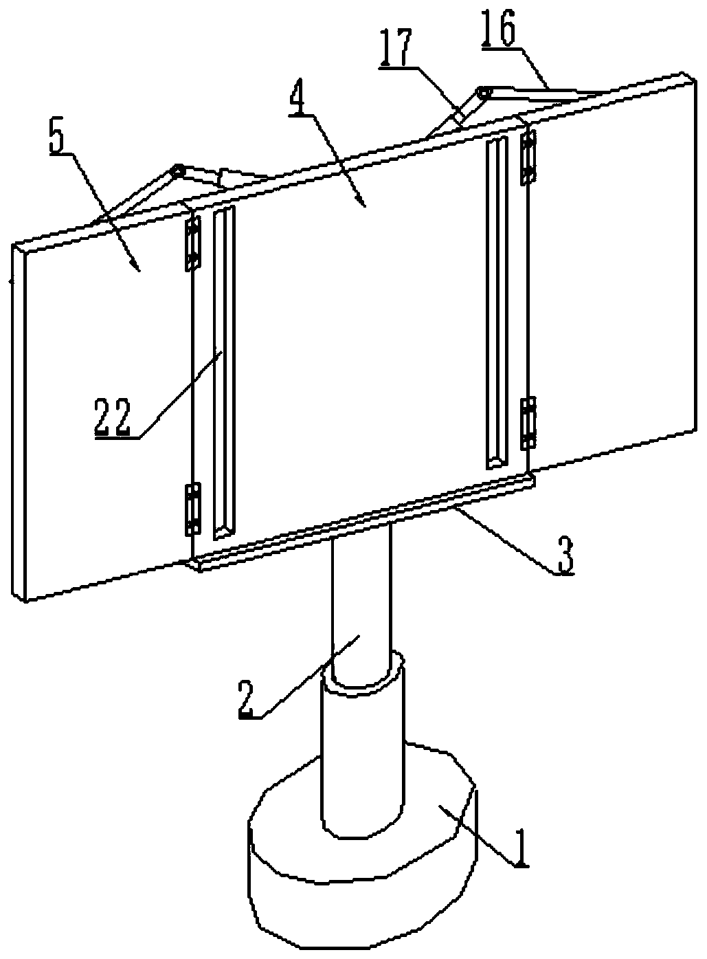 Push-pull entry marking frame for law teaching