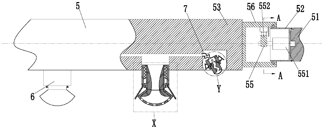 Steamer coating production line of steam turbine and coating method thereof