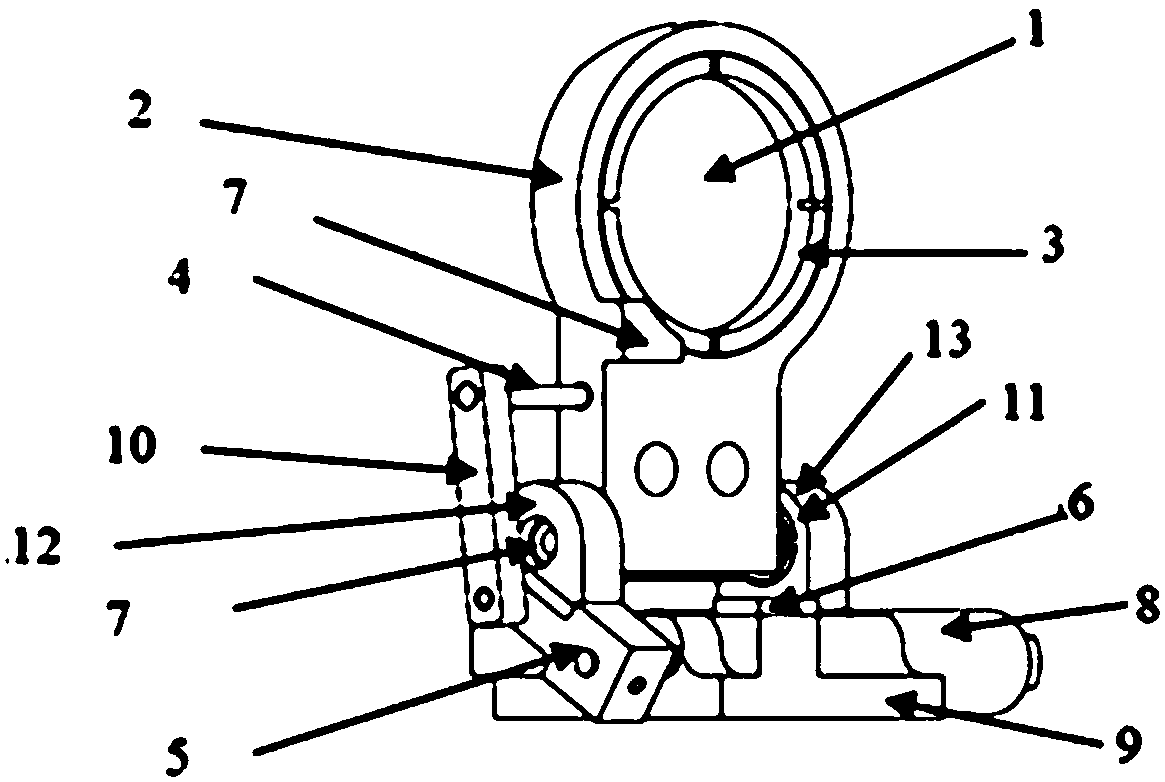 Cut-in cut-out mechanism for infrared imaging load virtual focus lens