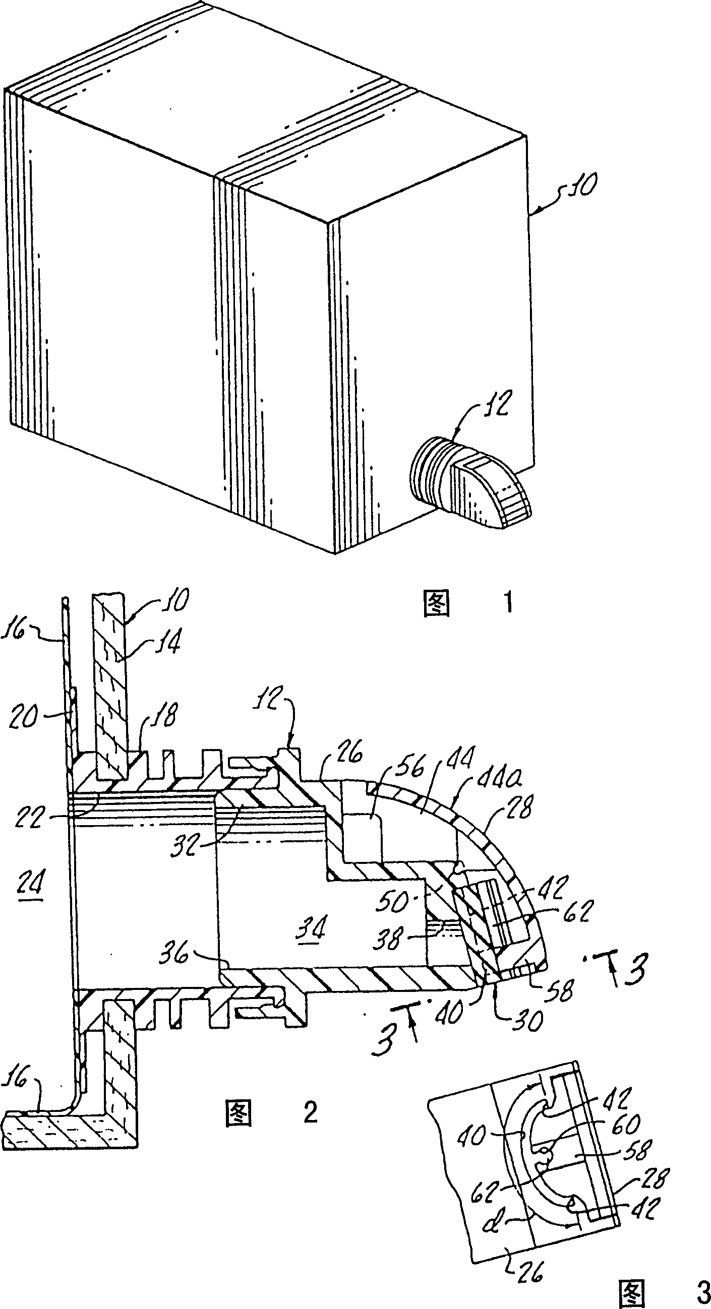 Tap for dispensing fluid, container and tap assembly and method for dispensing fluid