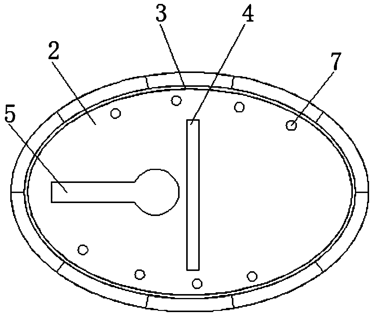 Inner ring sealing patch for inguinal hernia and use method thereof