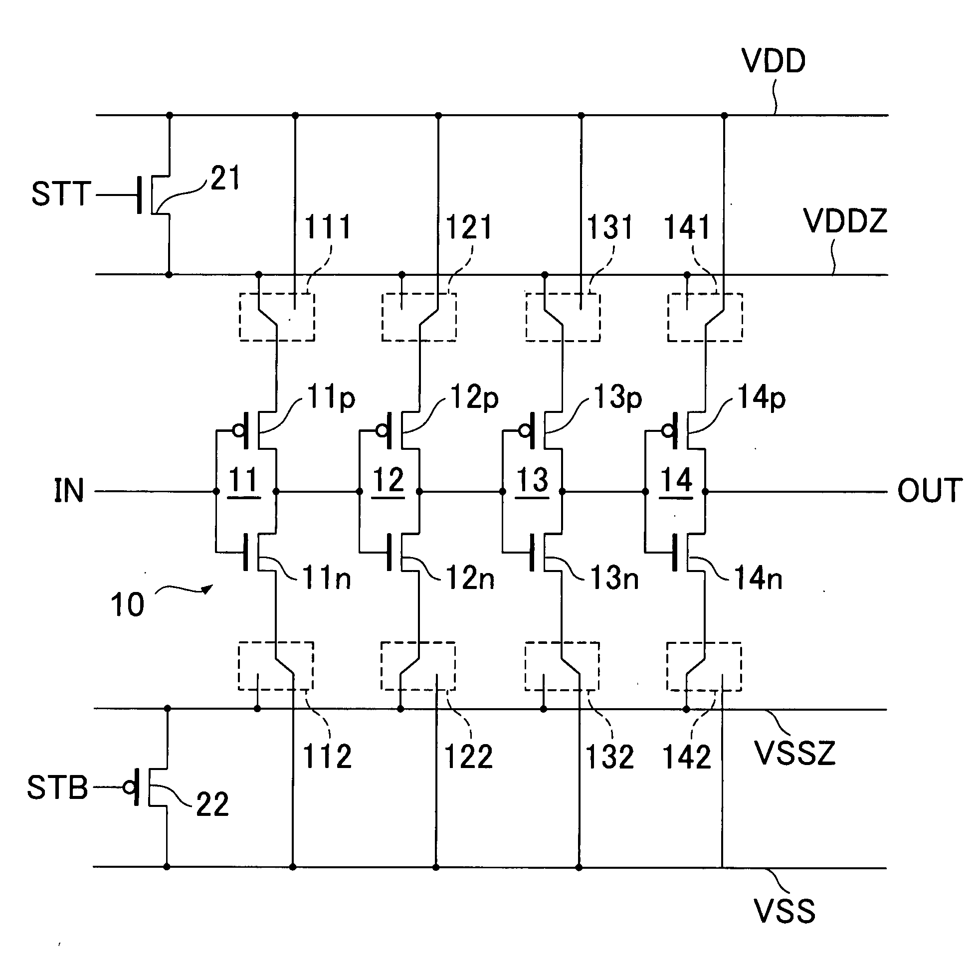 Semiconductor device having pseudo power supply wiring and method of designing the same