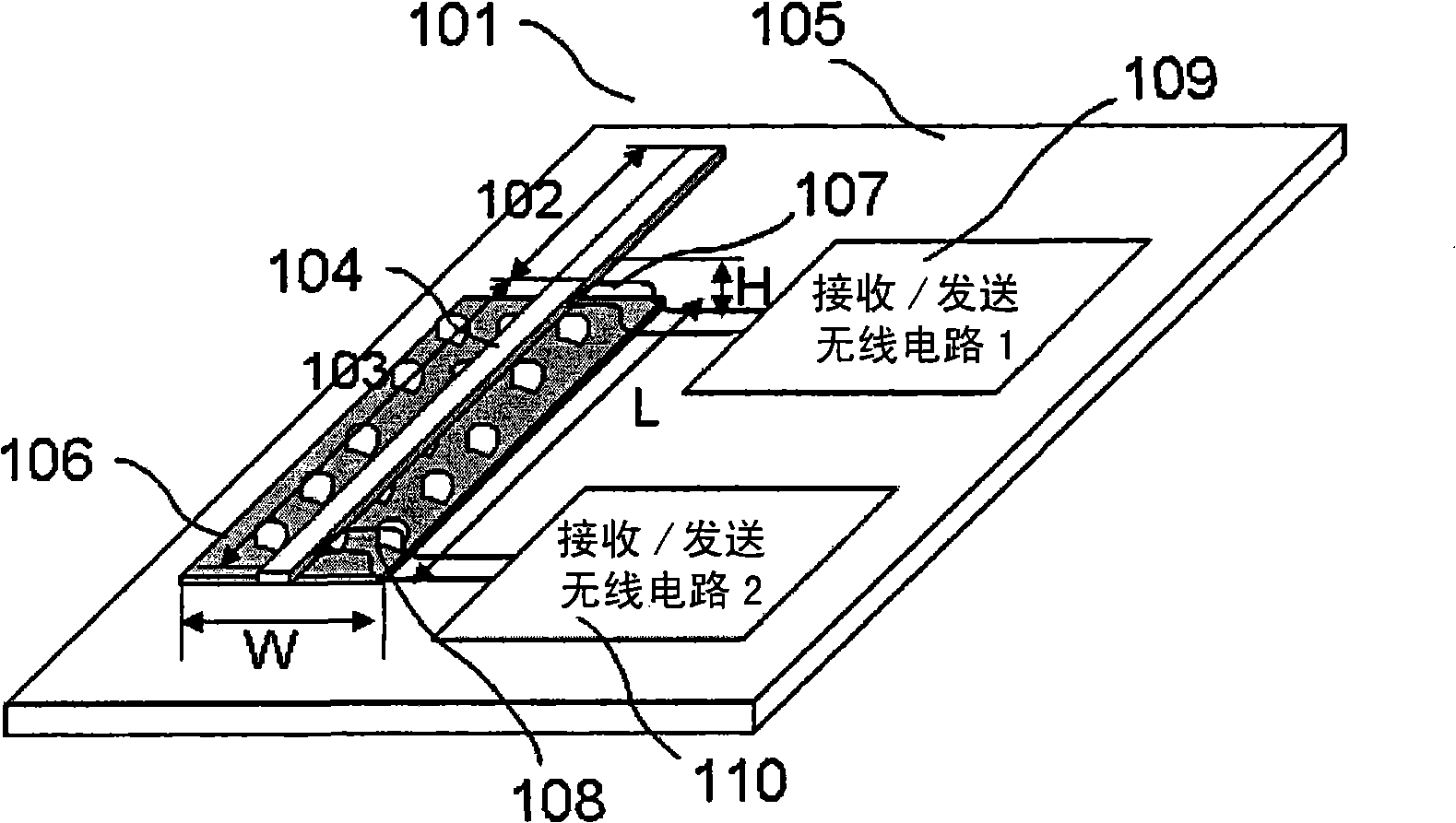 Multiband antenna using photonic band gap material