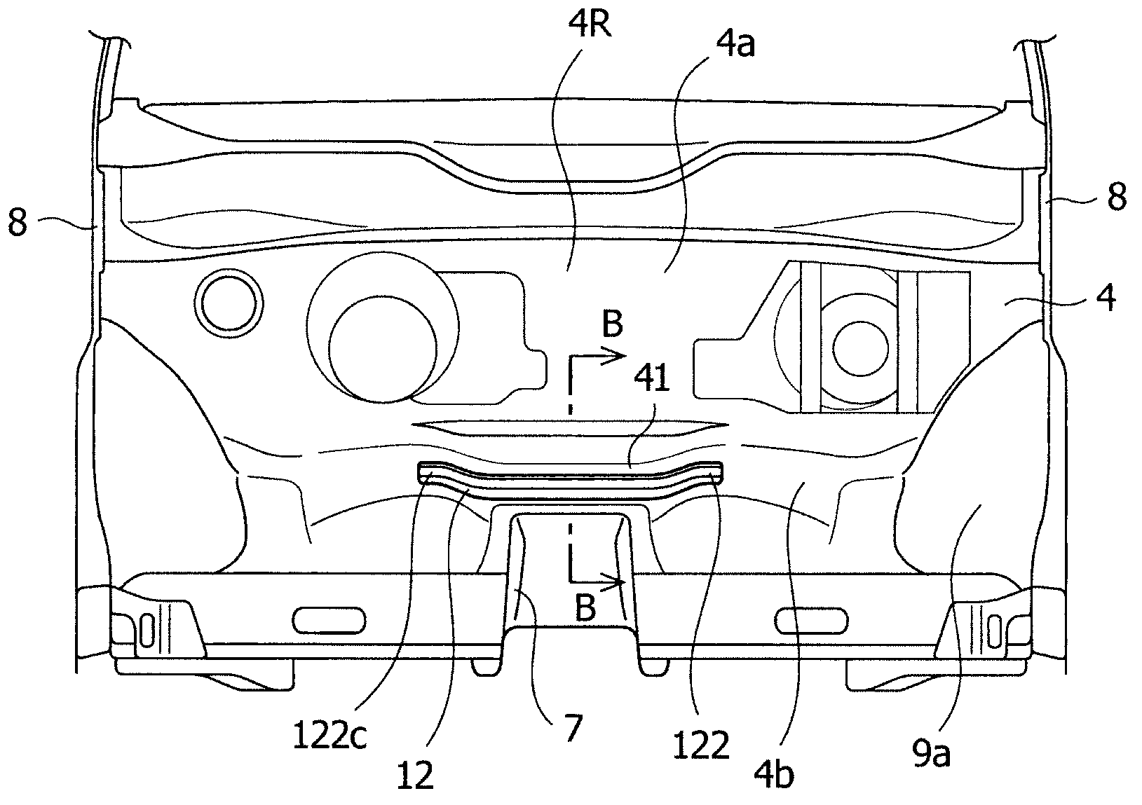 Mounting structure for dash cross beam at front part of vehicle