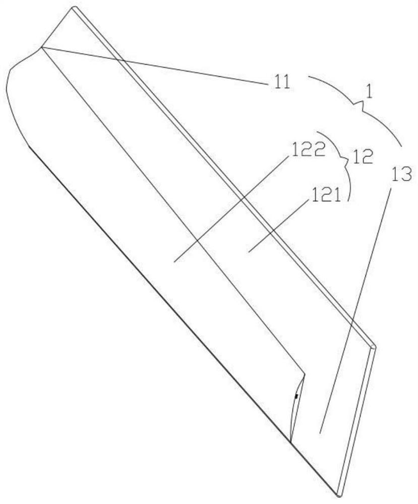 Wind power blade and application thereof