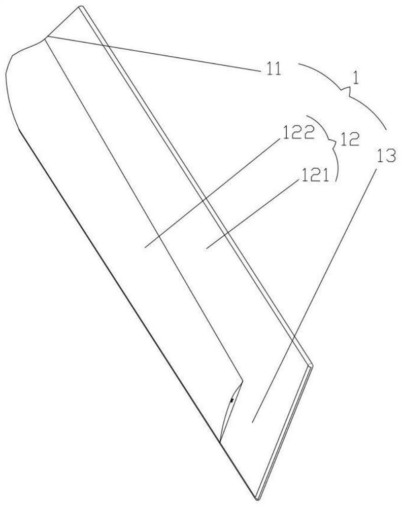 Wind power blade and application thereof