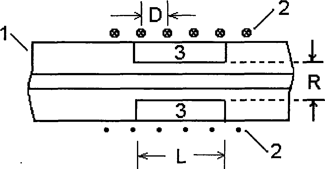 Double-cladding optical fiber temperature sensor