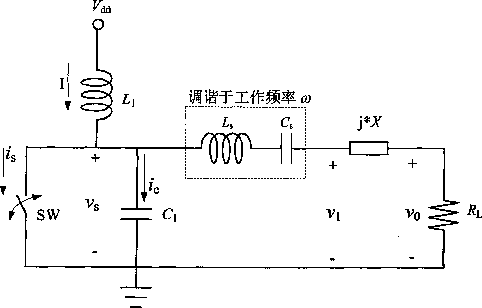 E type power amplifier digital power control circuit applied on low power output