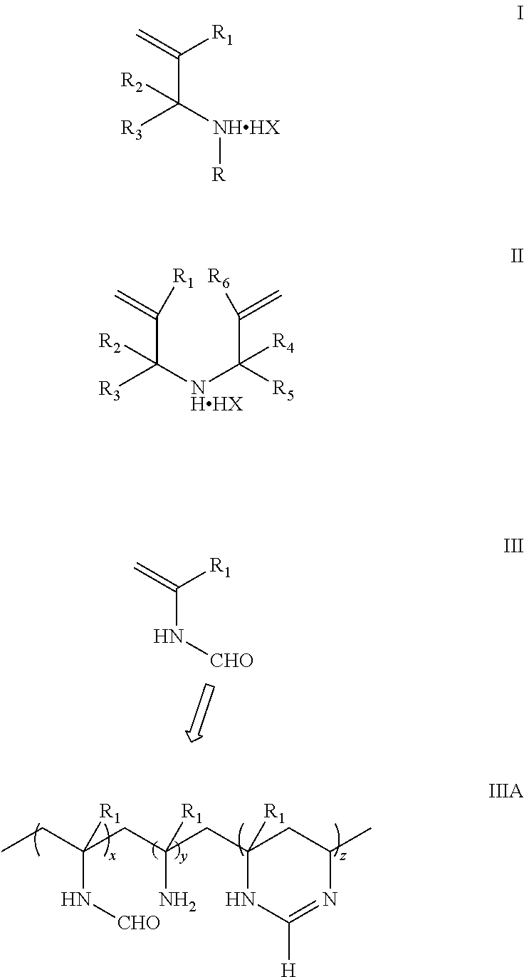 Emulsification of alkenyl succinic anhydride with an amine-containing homopolymer or copolymer