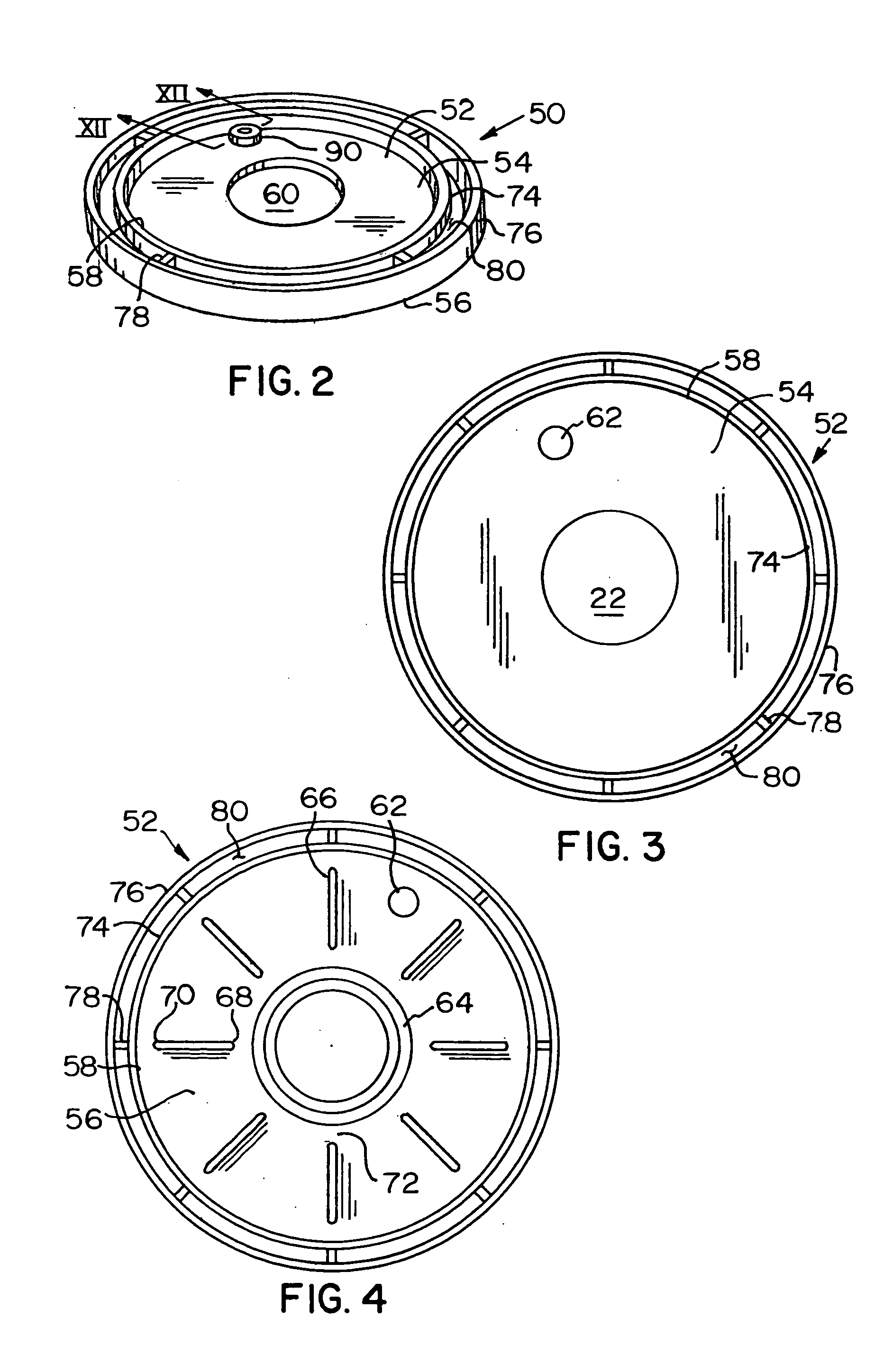 Flush valve diaphragm orifice insert and rib design