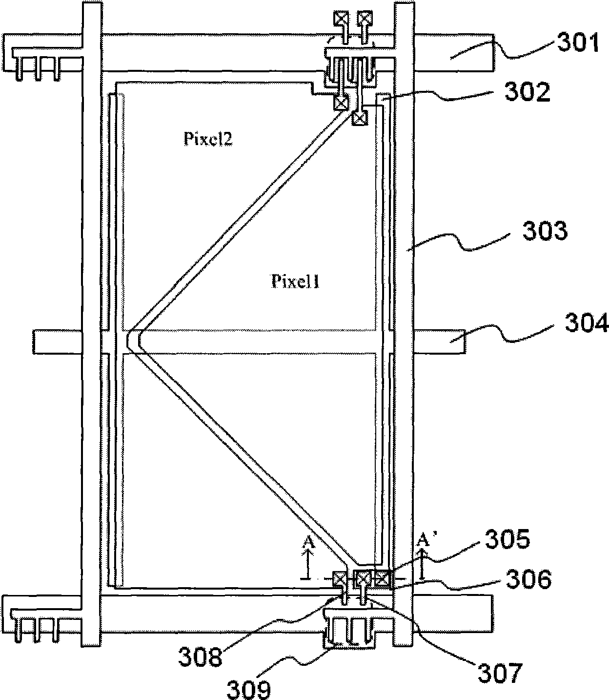 LCD device of multi-domain vertical orientation mode