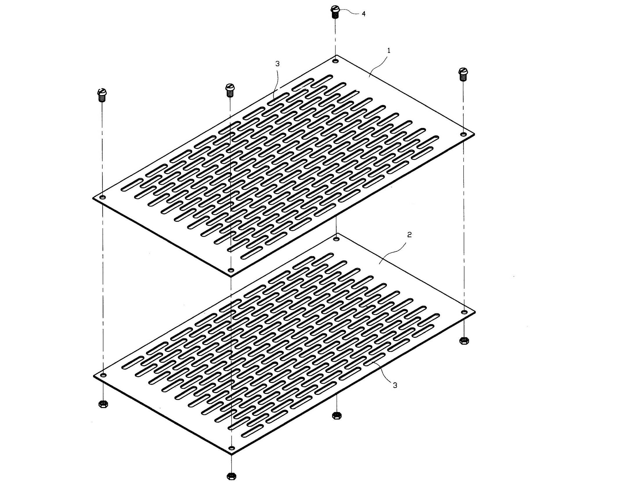 Novel screen plate with composite structure