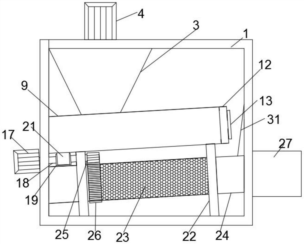 Efficient granulation device and processing technology for donkey-hide gelatin blood-nourishing granule