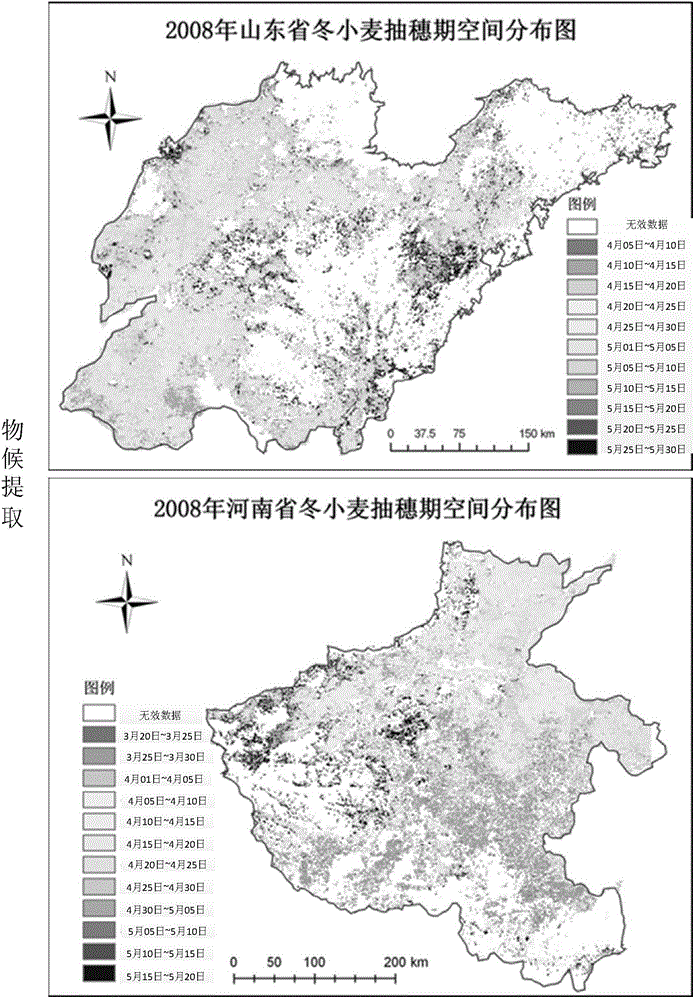 Remote sensing evaluation method for crop growing trend combined with characters of individuals and groups