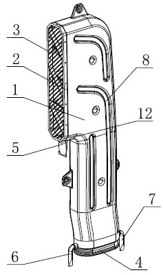 Automobile air inlet channel assembly