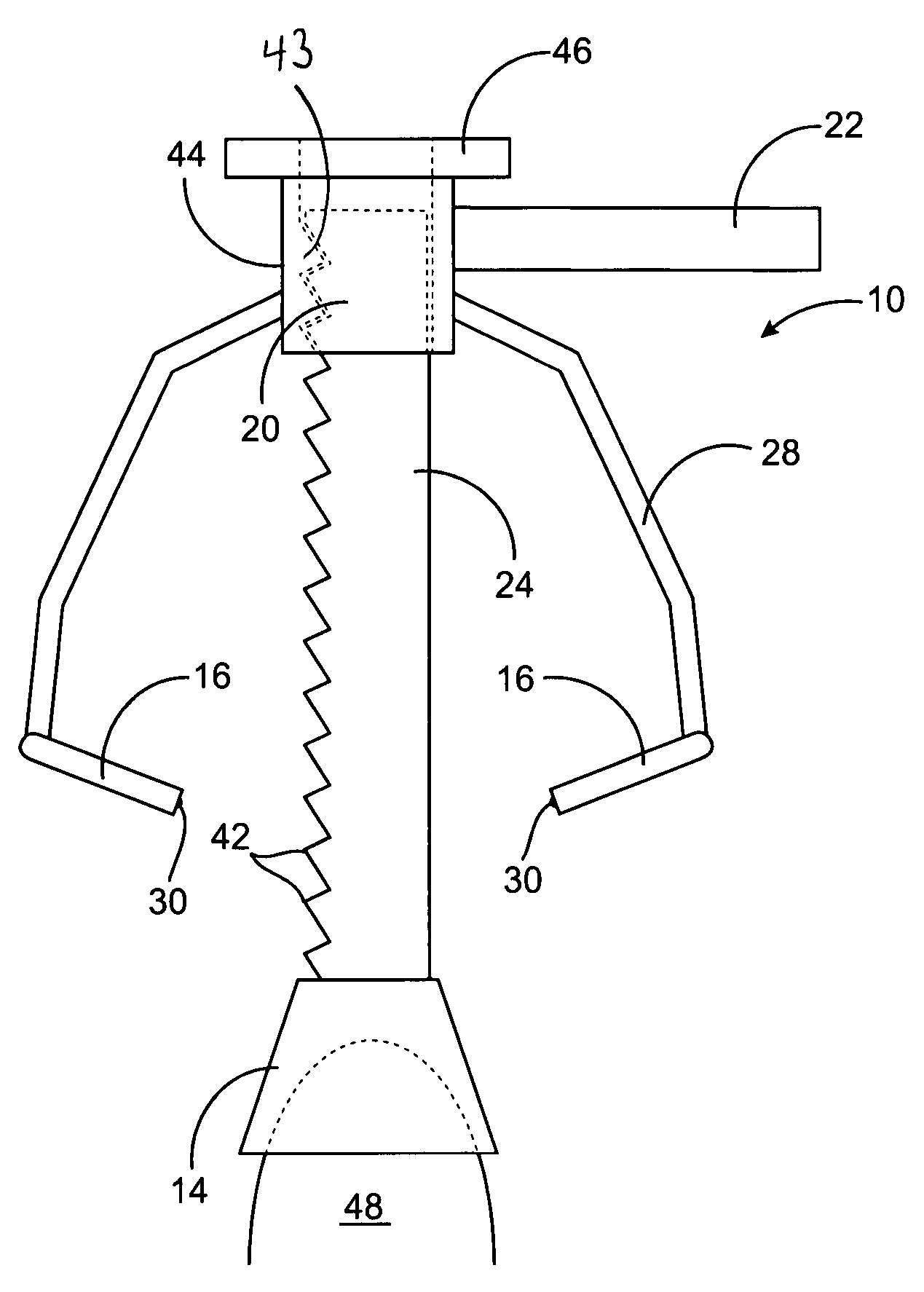 Clamp for performing circumcisions on newborns and a method of using the same
