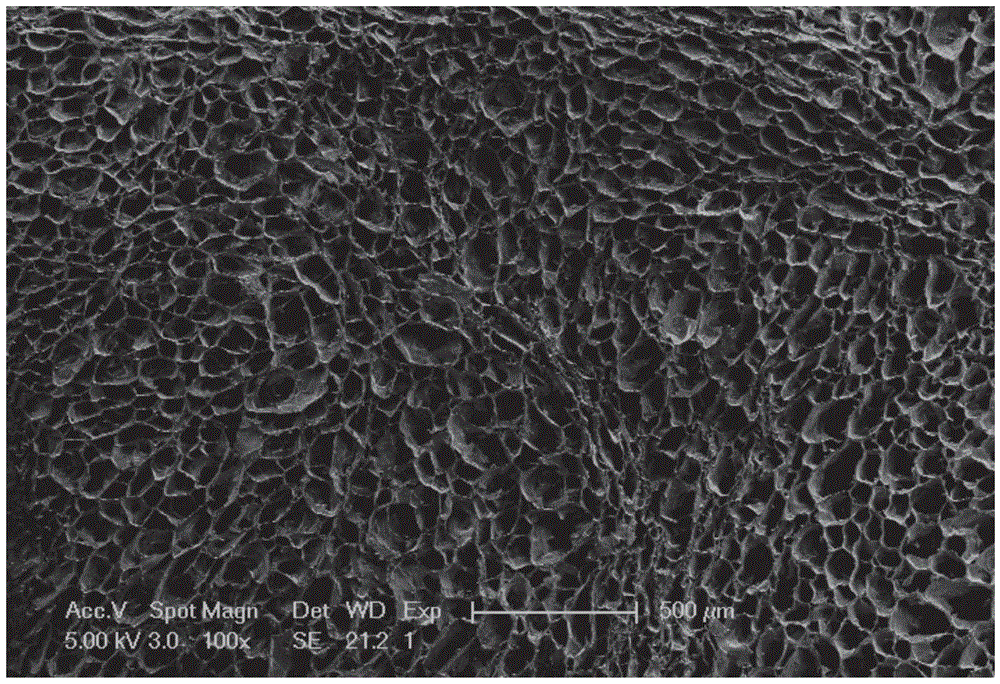 Preparation method of cellular starch-based porous carbon material