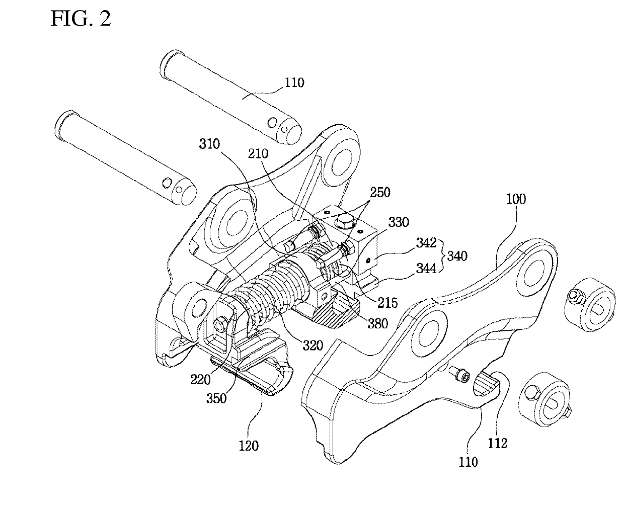 Double safety device for quick coupler