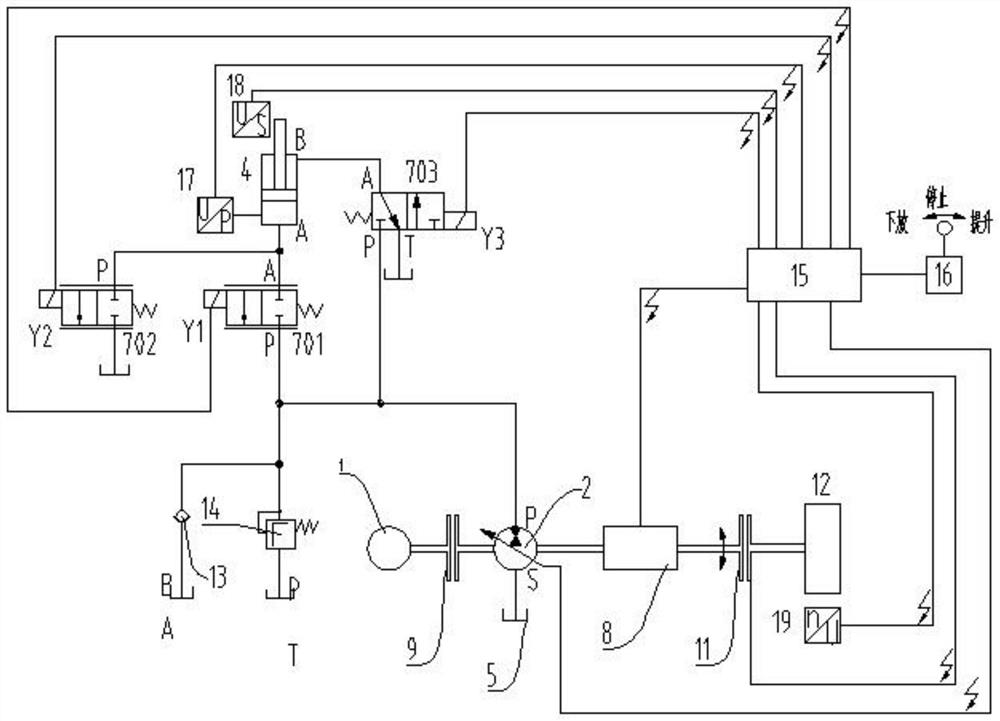 A hybrid system for excavators