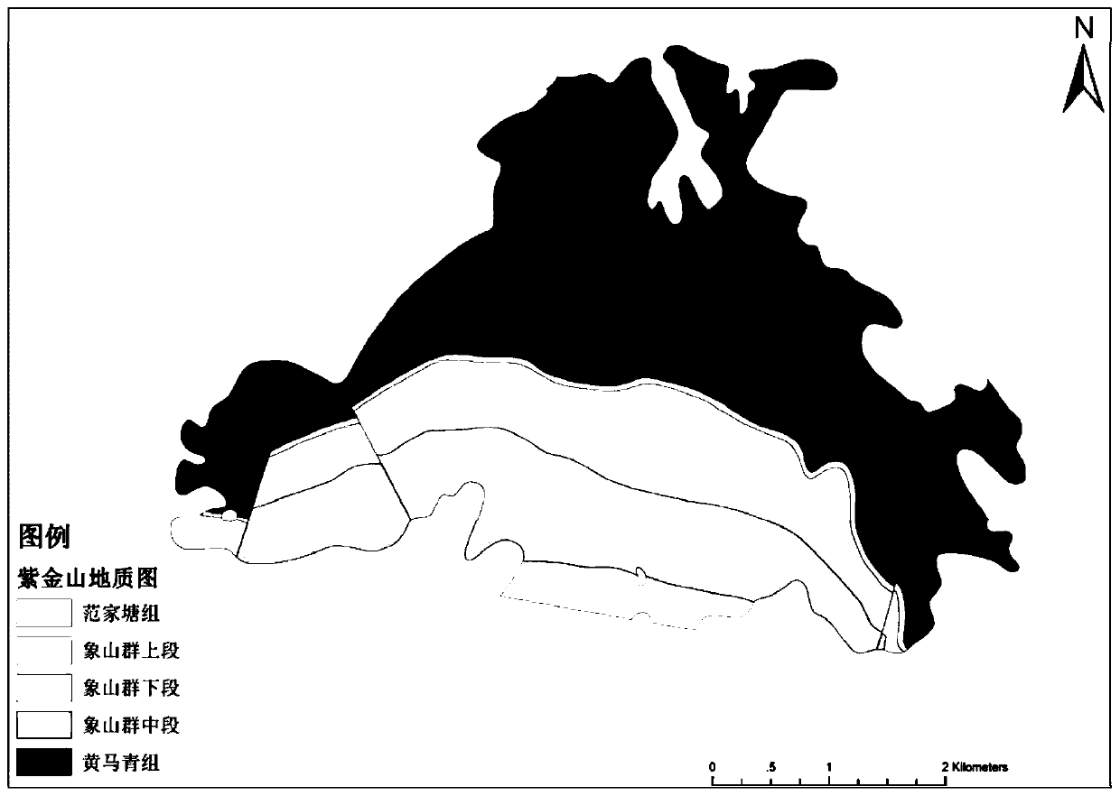 Solid three-dimensional model construction method for monoclinic rock stratum structure landform