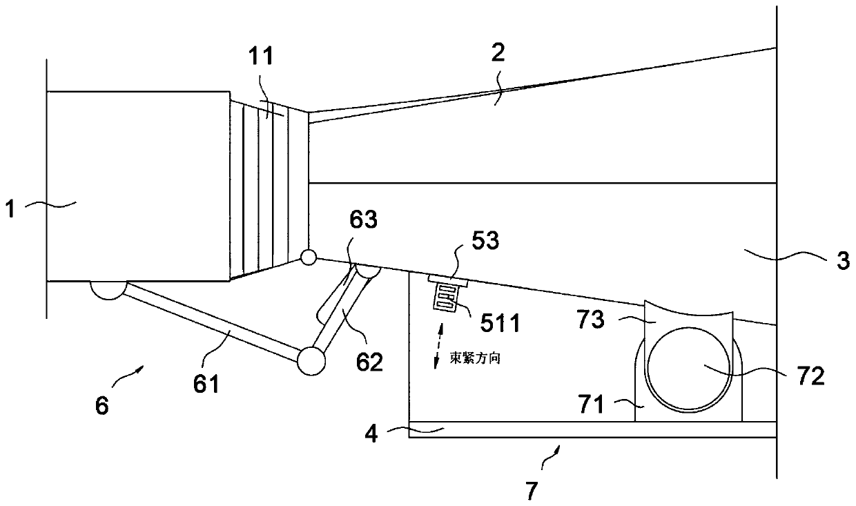 Forearm and wrist adjusting and fixing device for radial artery puncture tube