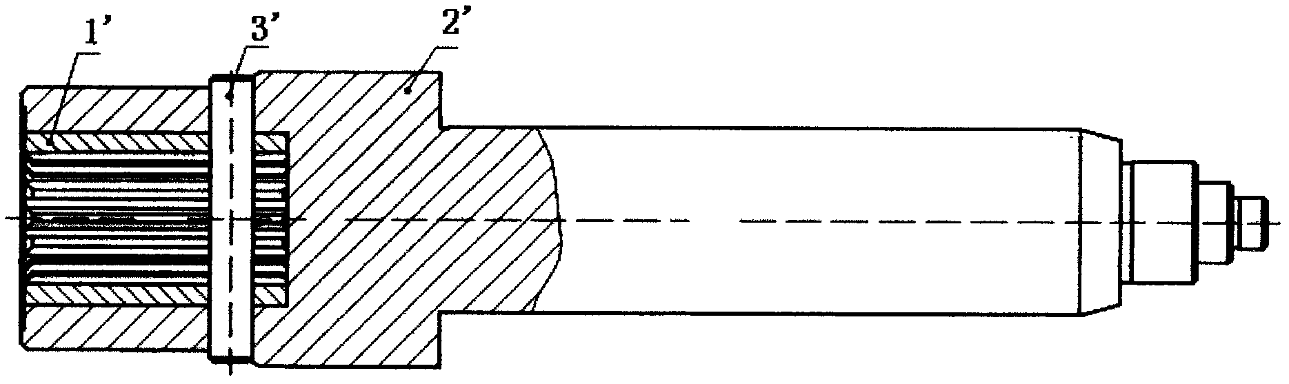 Internal spline shaft and preparation method thereof
