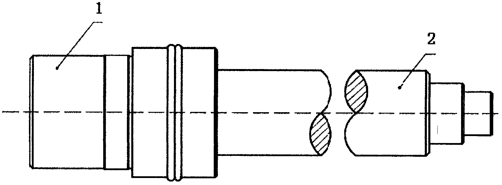 Internal spline shaft and preparation method thereof