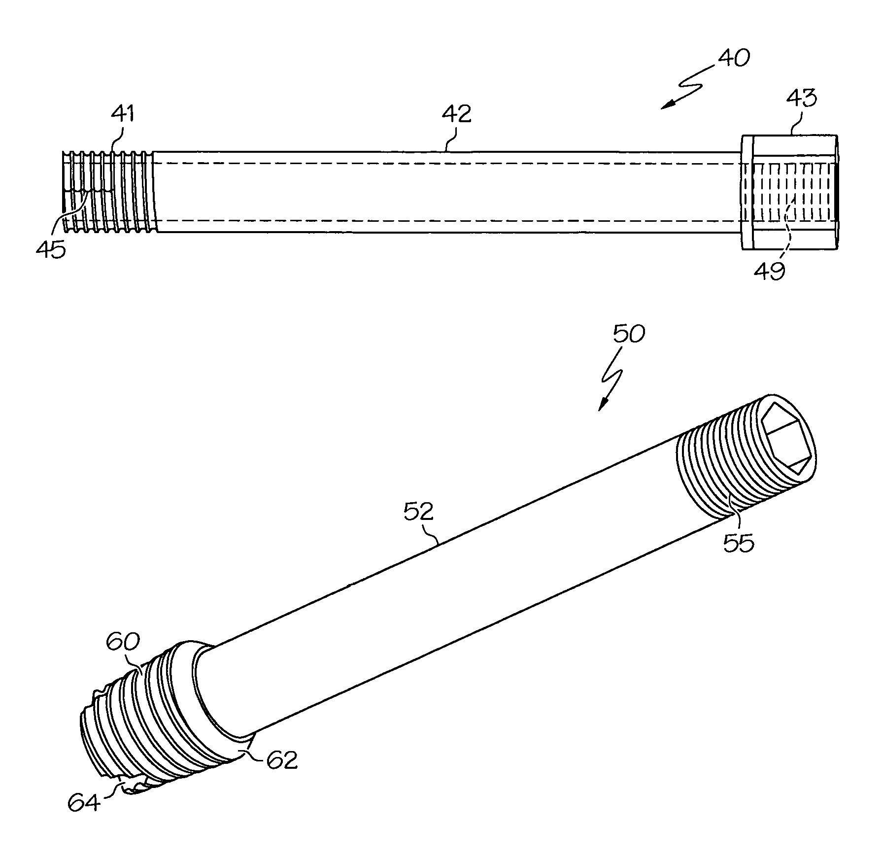 Spinal facet fixation device