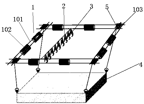 Combined type artificial fish nest and using method thereof