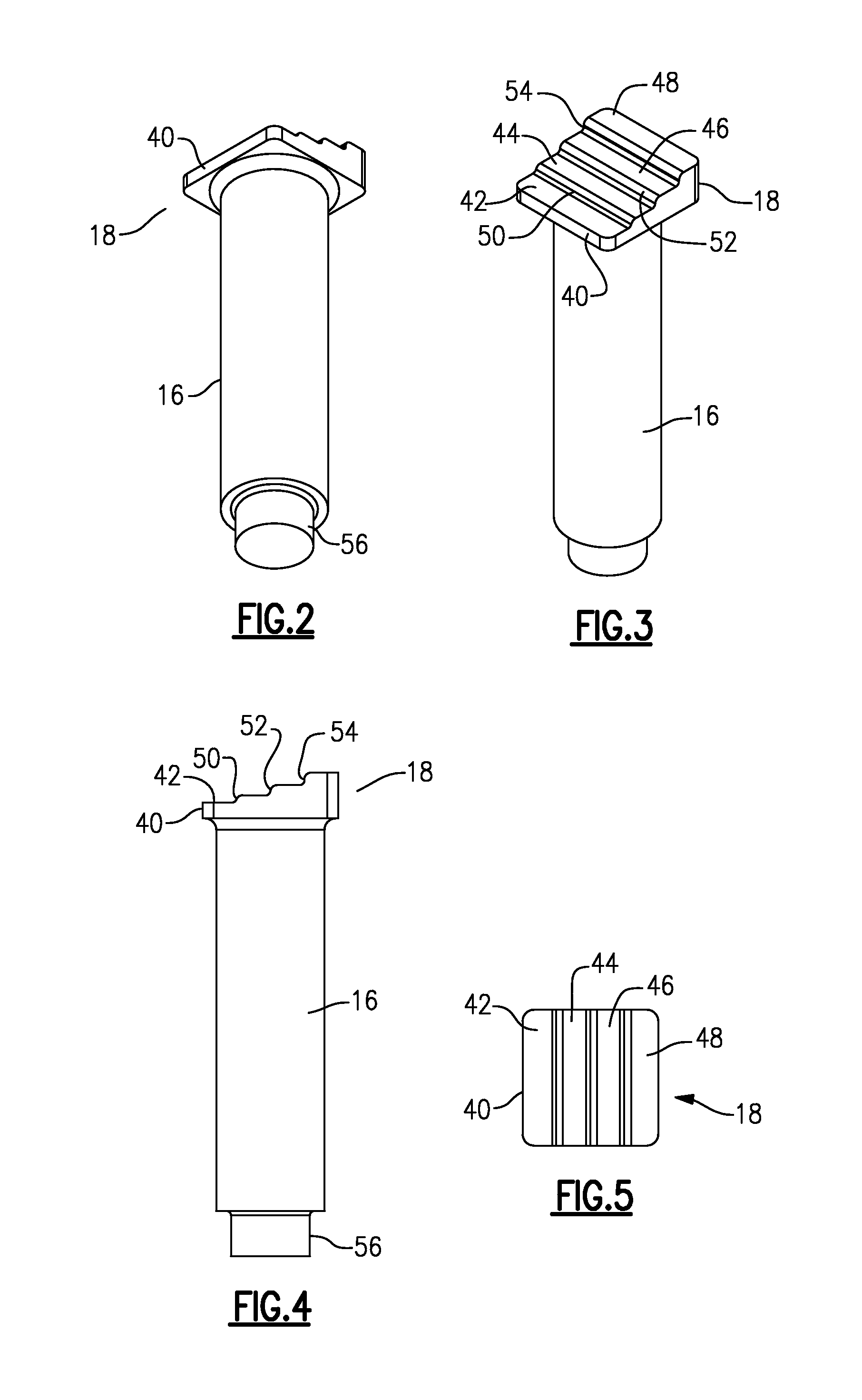 Relay with stair-structured pole faces