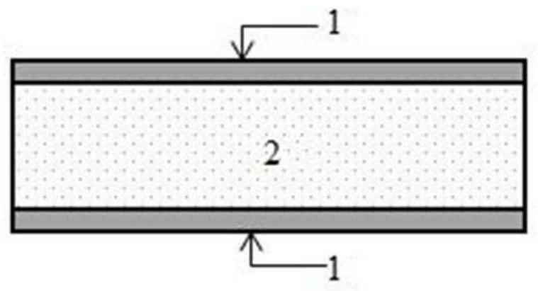 Composite sandwich plate and preparation method and application thereof