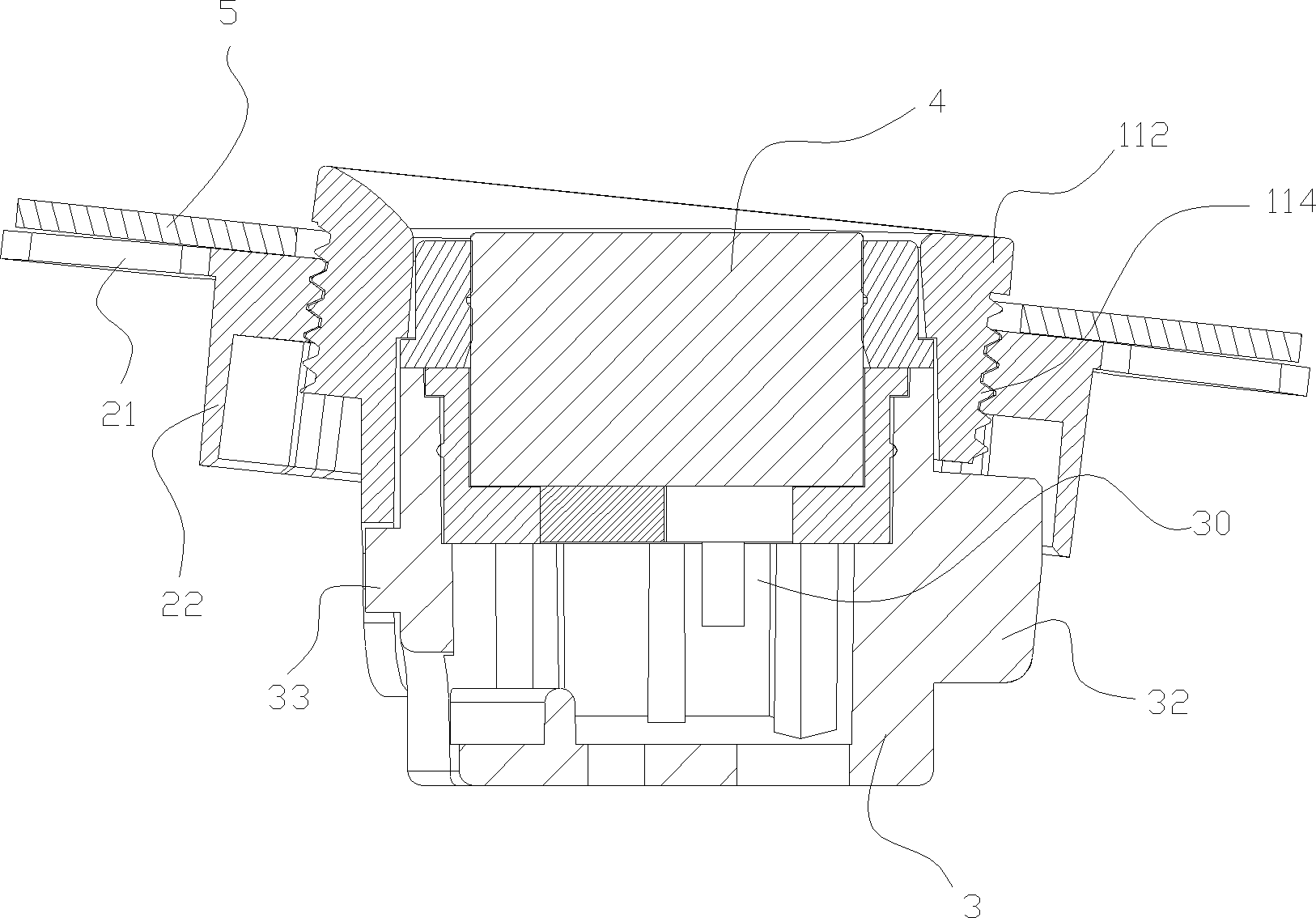 Reversing radar sensing assembly