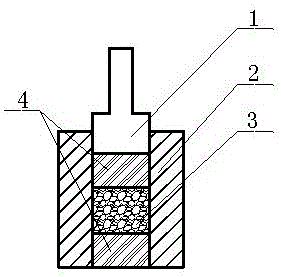 Improved method for carrying out rock shearing test by using rock triaxial compression apparatus