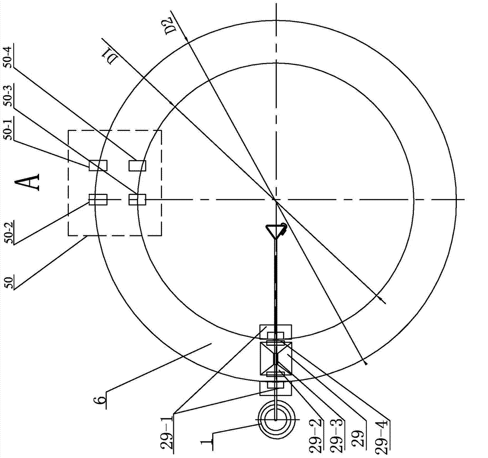 Laser type ultra-equal-length hammer throw core strength training and information feedback device