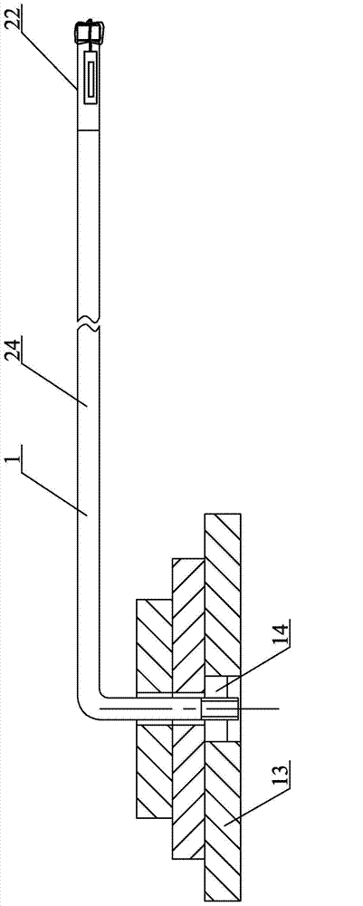 Laser type ultra-equal-length hammer throw core strength training and information feedback device