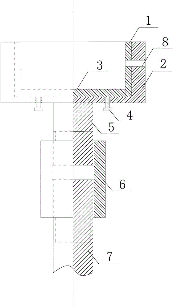 Pressure cell fast positioning and fixing device