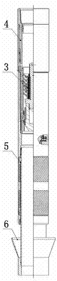 Drilling-free cement injecting device for horizontal well