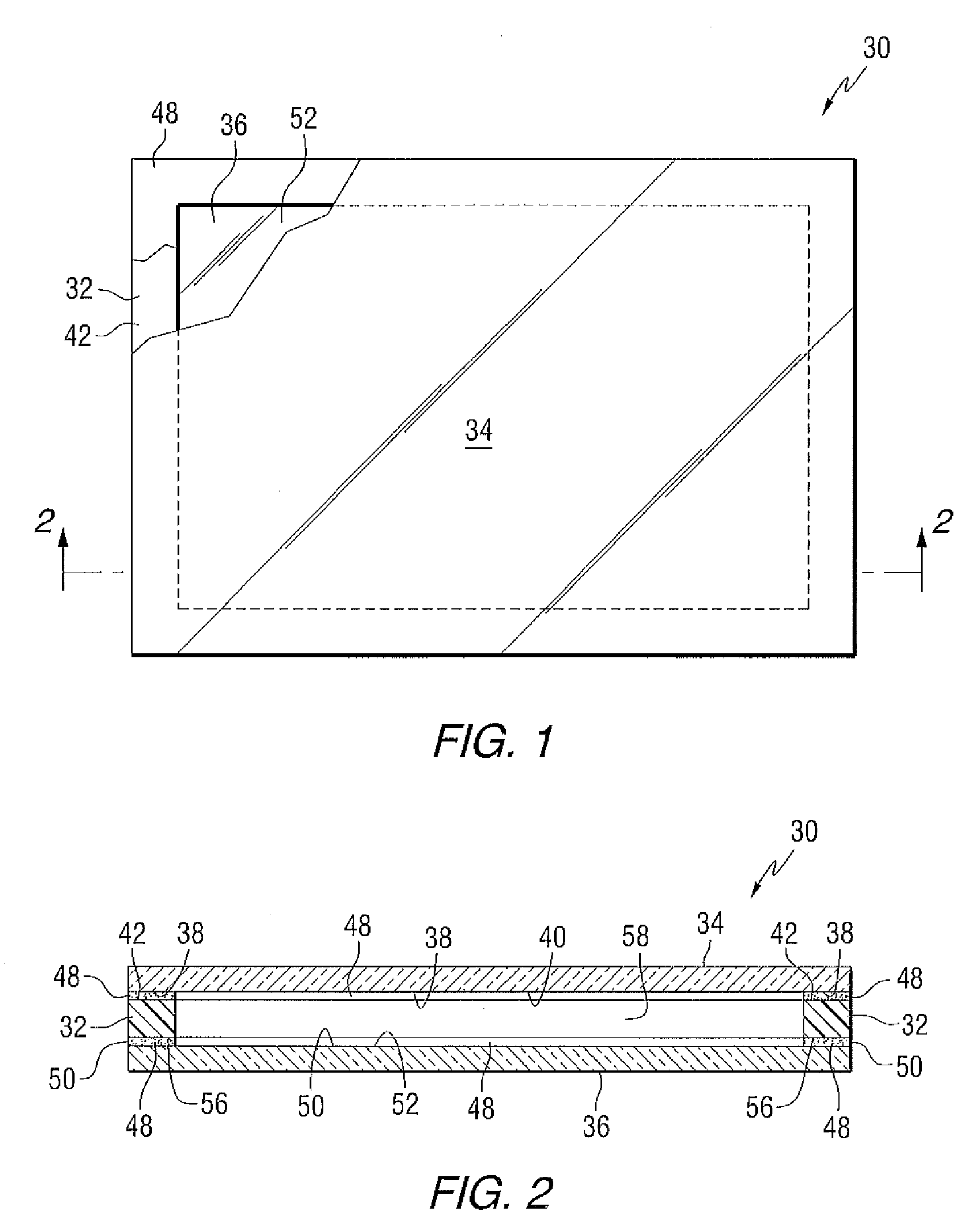 Plastic spacer stock, plastic spacer frame and multi-sheet unit, and method of making same