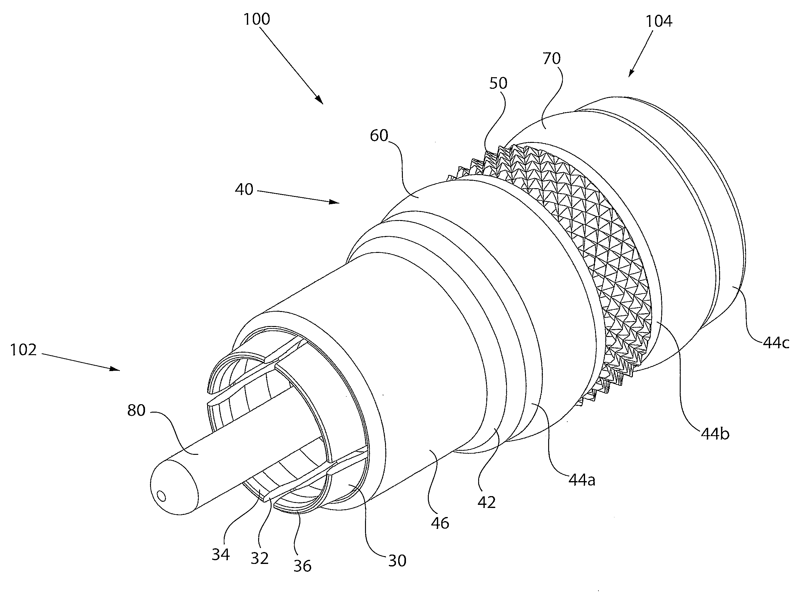Sure-grip rca-type connector and method of use thereof