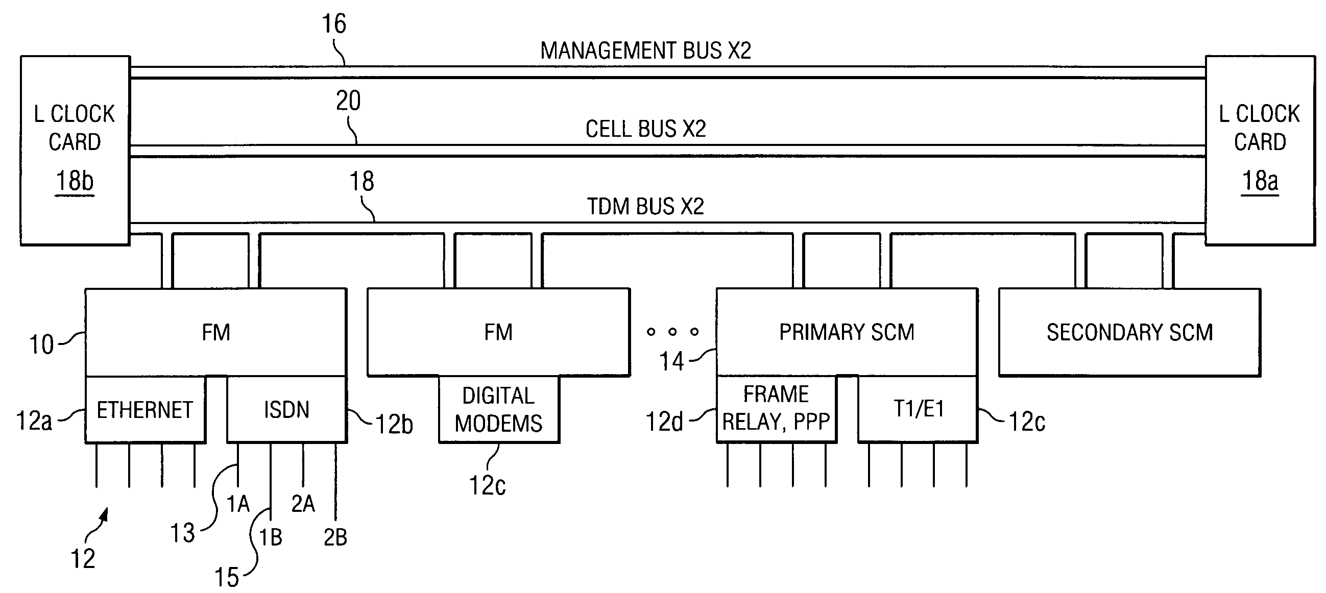 Multi-service network switch with independent protocol stack architecture